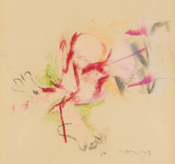 Willem De Kooning (American, 1904-1997) "Reclining Figure"