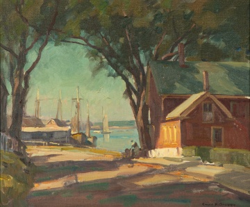 Emile Gruppe (American, 1896-1978)  "New England Street"