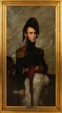 Samuel Isham (American, 1855-1914) Portrait of a General