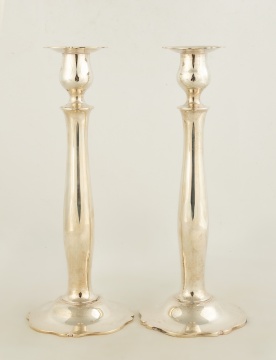 Wallace Silver Weighted Candlesticks