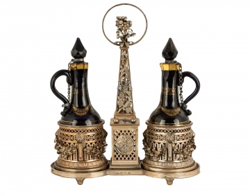 Austrian Sterling Silver Decanters