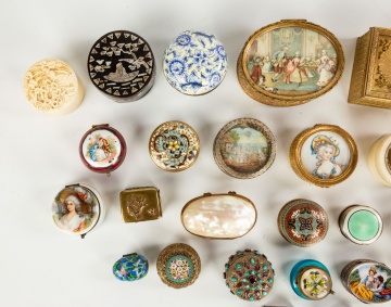 Group of Dresser Boxes