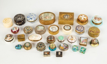 Group of Dresser Boxes
