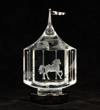 Steuben "Carousel Horse"