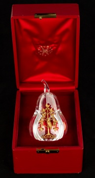 Steuben "Partridge in a Pear Tree"