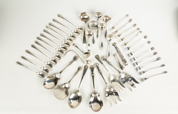 Various Sterling Silver Flatware and Serving  Pieces