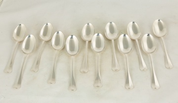 Set of Twelve Sterling Colonial Williamsburg  Spoons