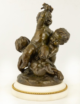 Claude Michel Clodion (French, 1738–1814) Bronze Putti Group
