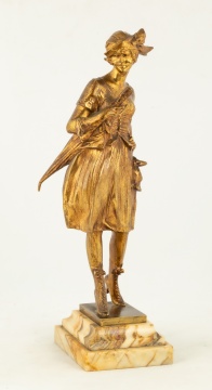 Bruno Zach (Austrian, 1891–1945) Bronze Statue