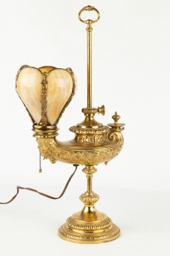 Brass Harvard Style Lamp
