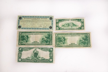 Group of Vintage Currency