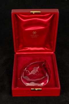 Steuben Glass Kingfisher/ James Houston