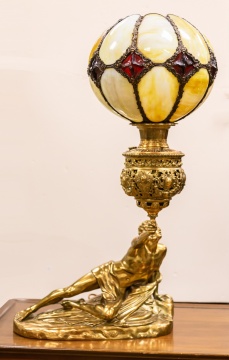 Bradley & Hubbard 'Soldat Spartiate' Table Lamp