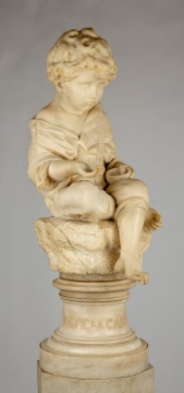 Alabaster Sculpture "FATE la CARITA"