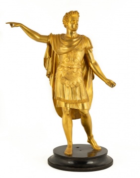 Grand Tour Gilt Bronze of Emperor