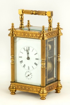 French Brass Carriage Clock