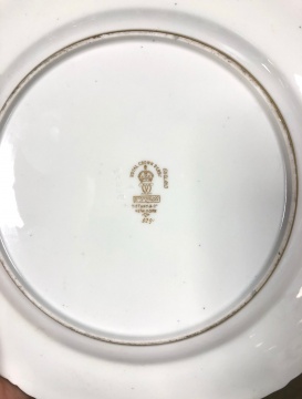 Ten Royal Crown Darby Plates