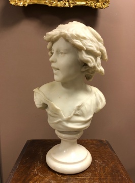 Two Marble and Alabaster Sculptures