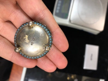 Group of Russian Enameled Sterling Silver Items