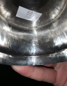 Theodore Hanford Pond  (1873 - 1933) Arts & Crafts Sterling Silver Bowl