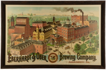 "The Eberhardt & Ober Brewing Company" Lithograph
