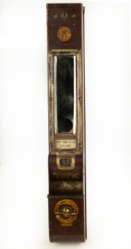 Vintage Coin-Operated Gum Dispenser