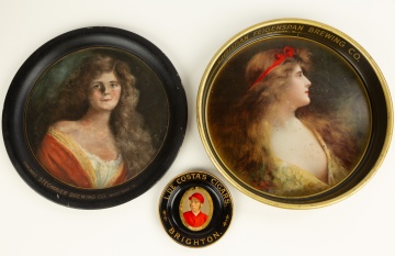 Vintage Beer and Tip Trays