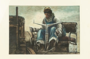 Joe Jones (American, 1909–1963) Watercolor