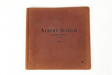 Rare Swiss Albert Schild Illustrated Black Forest  Carving Catalog