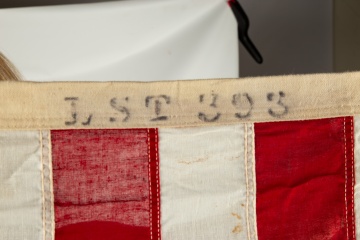 US 48 Star Hoisting Flag - Sea