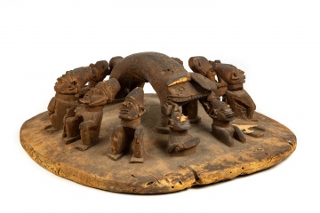 African Ceremonial Box Cover