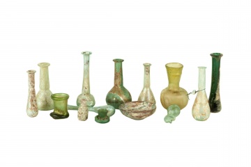 Group of 14 Roman Glass Pieces