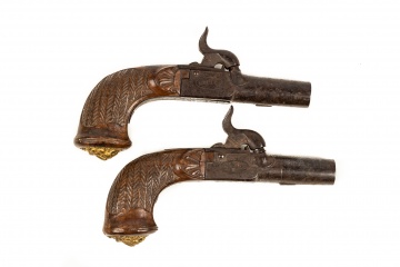 Two French Percussion Pistols