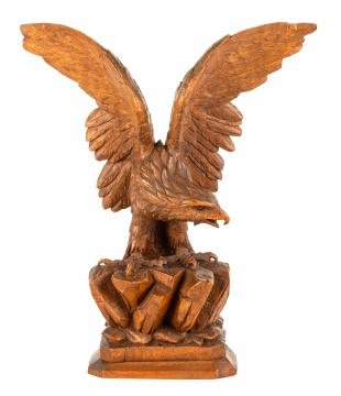 Carved Black Forest Eagle