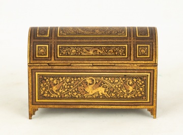 Japanese Mixed Metal Jewelry Box
