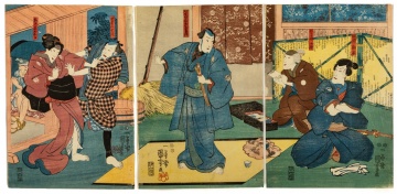 Utagawa Kuniyoshi Triptych