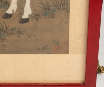 Chinese Silk Painting of Horse