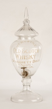 Old Scotch Whisky Glass Decanter