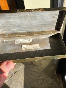 Four Early Dutch Engraved Tobacco Boxes