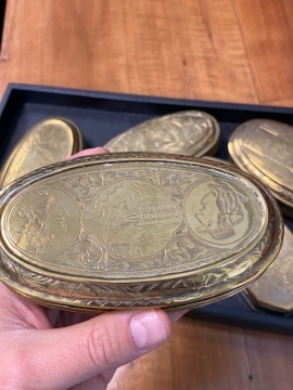 Six Early Dutch Tobacco Boxes