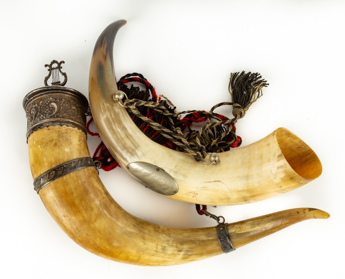 Two Large Drinking Horns Cottone Auctions