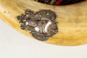 Two Large Drinking Horns