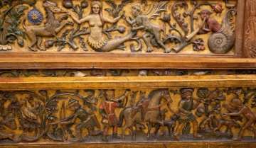 An Unusual French Tester Bed, attributed to Lesage, Paris