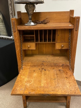 Early Gustav Stickley Fall Front Desk