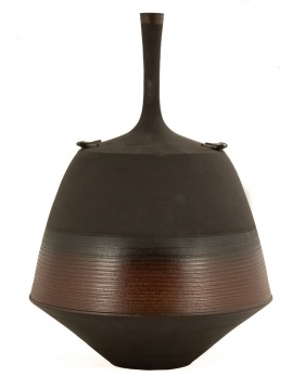 Stephen Merritt (20th Century, American) Monumental Ceramic Vessel