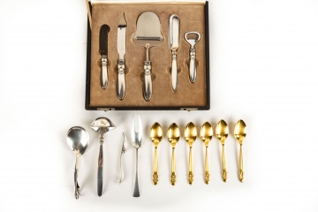 15 Pieces Georg Jensen Sterling Silver