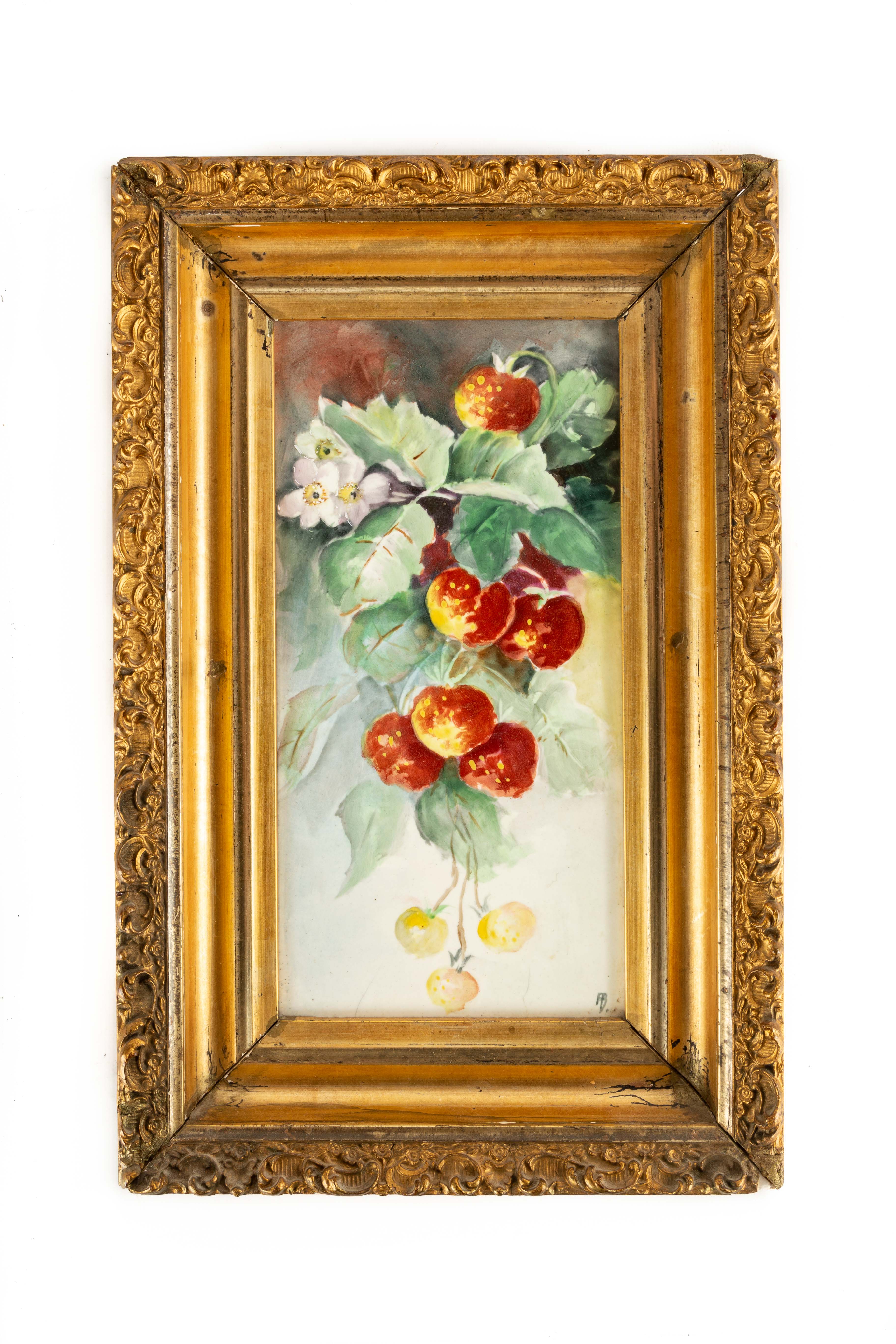 Painted Porcelain Plaque