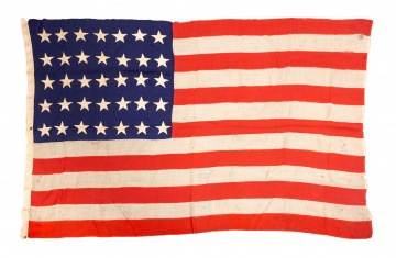 Vintage Civil War 35-Star Flag