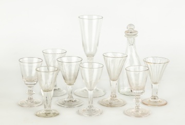 19th Century Cordials & Decanter