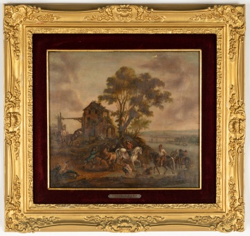 Follower of Jan Frans van Bloemen, l'Orizzonte (Flemish, 1662–1749) Landscape Scene